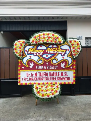 Papan Bunga Pernikahan bukit cimanggu city