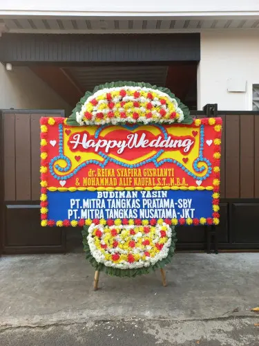 Papan Bunga Pernikahan bukit cimanggu city