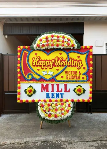 Papan Bunga Pernikahan bukit cimanggu city
