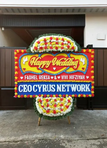 Papan Bunga Pernikahan bukit cimanggu city